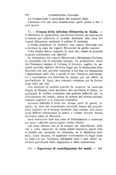 L'agricoltura italiana periodico mensile