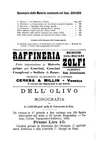 L'agricoltura italiana periodico mensile