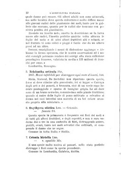 L'agricoltura italiana periodico mensile