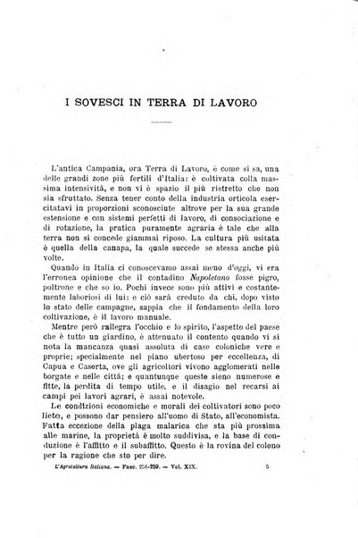 L'agricoltura italiana periodico mensile