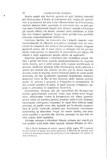 L'agricoltura italiana periodico mensile