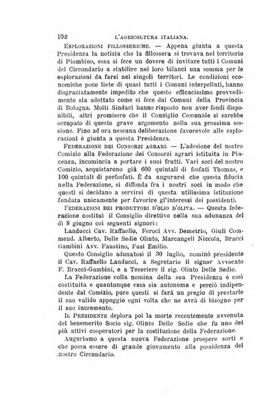 L'agricoltura italiana periodico mensile