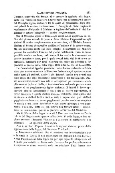 L'agricoltura italiana periodico mensile