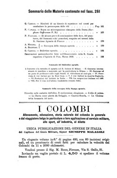 L'agricoltura italiana periodico mensile