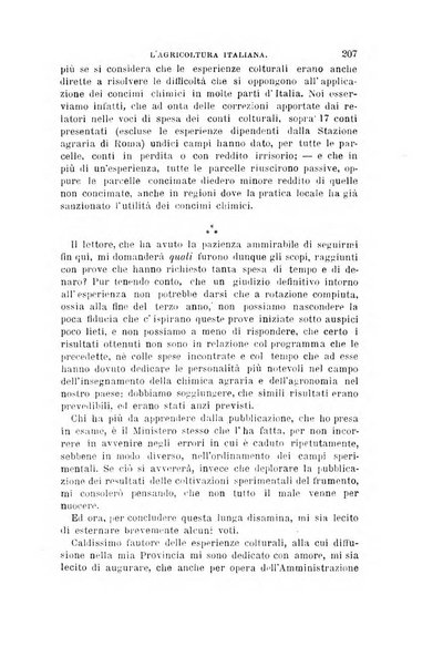 L'agricoltura italiana periodico mensile