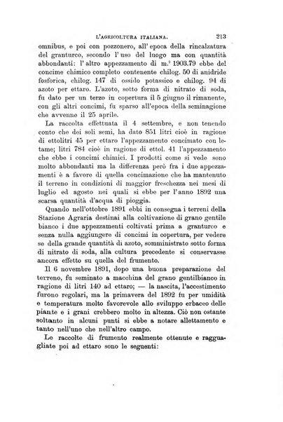 L'agricoltura italiana periodico mensile