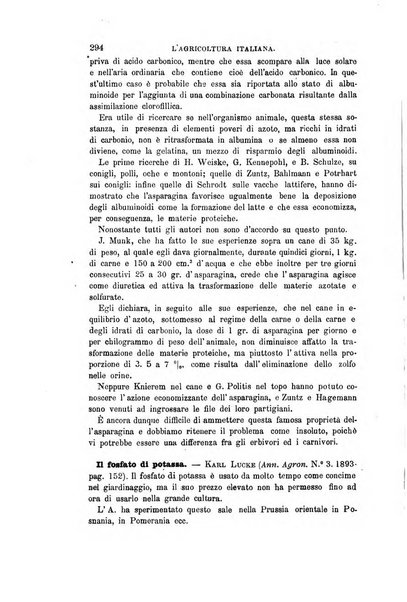 L'agricoltura italiana periodico mensile