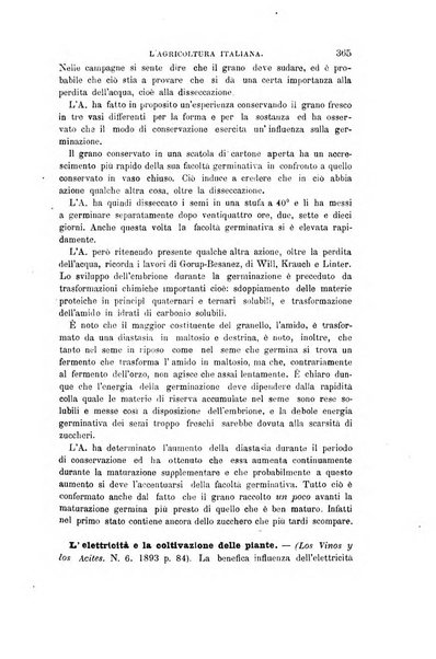 L'agricoltura italiana periodico mensile