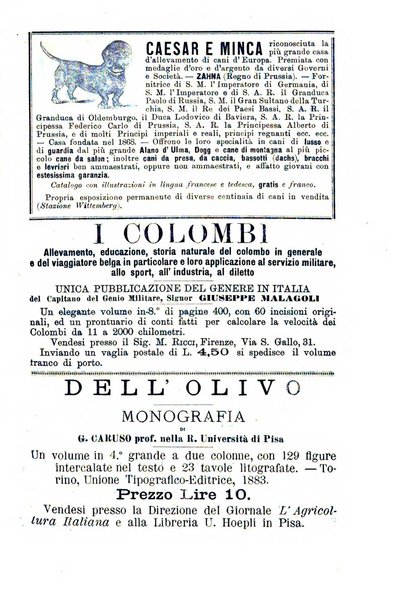 L'agricoltura italiana periodico mensile