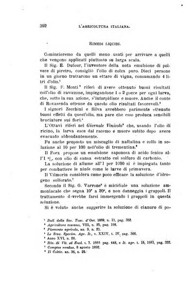 L'agricoltura italiana periodico mensile