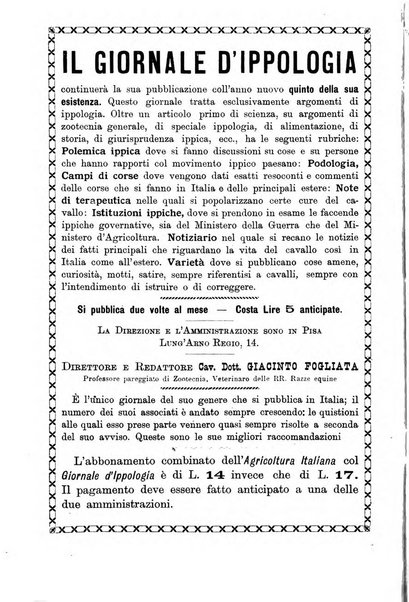 L'agricoltura italiana periodico mensile