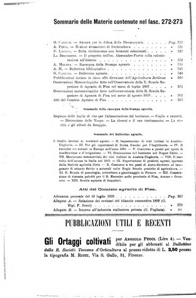 L'agricoltura italiana periodico mensile