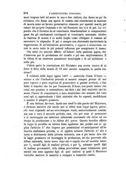 L'agricoltura italiana periodico mensile