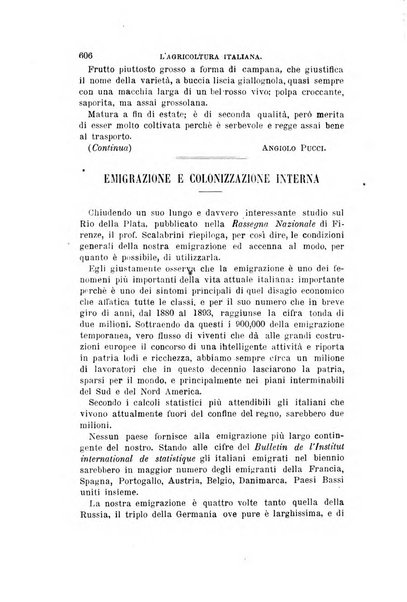 L'agricoltura italiana periodico mensile