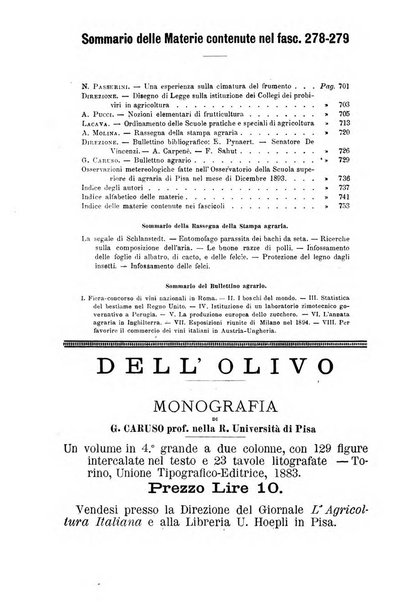 L'agricoltura italiana periodico mensile