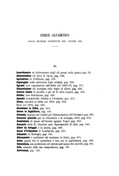 L'agricoltura italiana periodico mensile