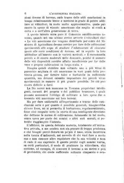 L'agricoltura italiana periodico mensile