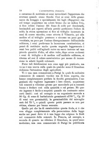 L'agricoltura italiana periodico mensile