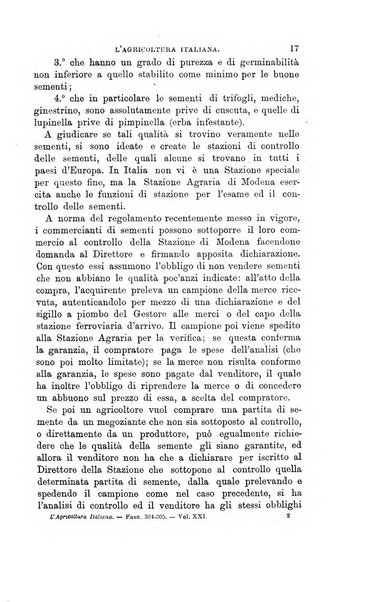 L'agricoltura italiana periodico mensile