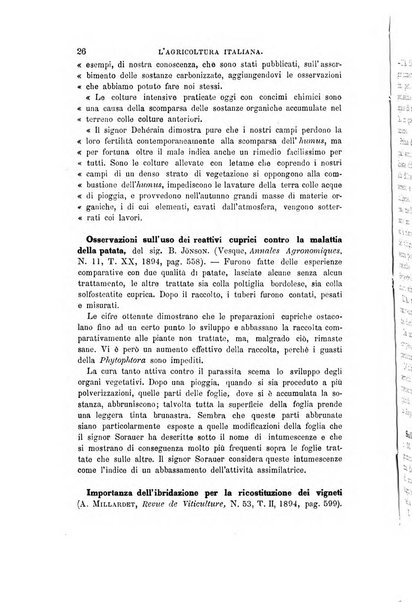 L'agricoltura italiana periodico mensile