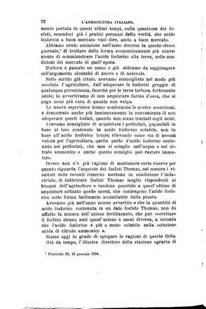 L'agricoltura italiana periodico mensile