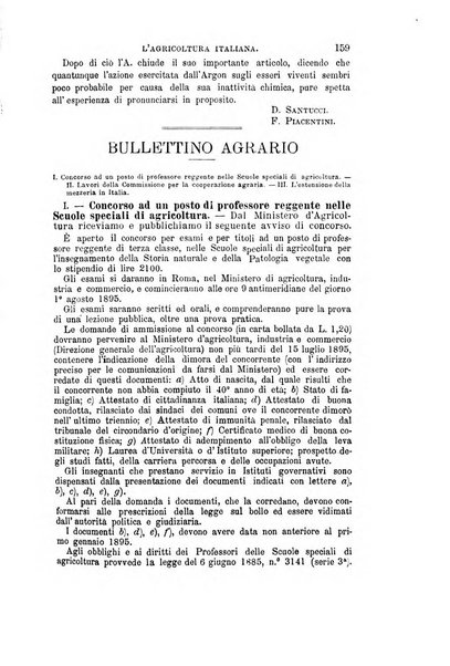 L'agricoltura italiana periodico mensile