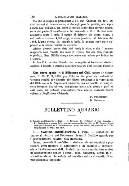 L'agricoltura italiana periodico mensile