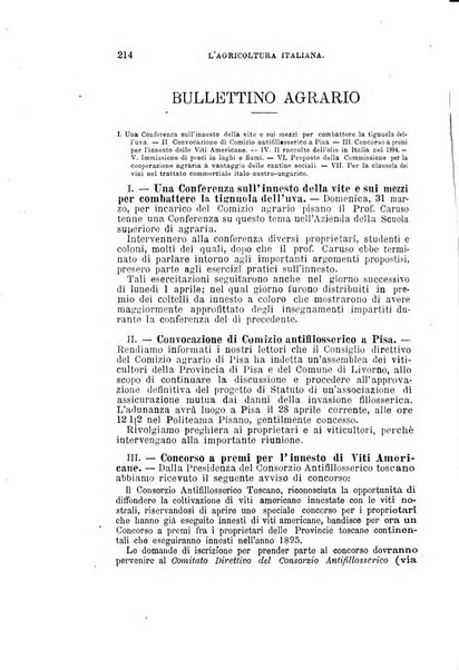 L'agricoltura italiana periodico mensile