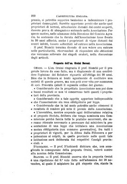 L'agricoltura italiana periodico mensile