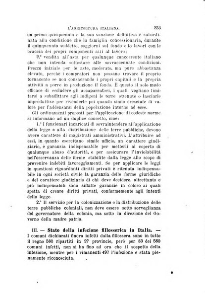 L'agricoltura italiana periodico mensile