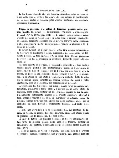 L'agricoltura italiana periodico mensile