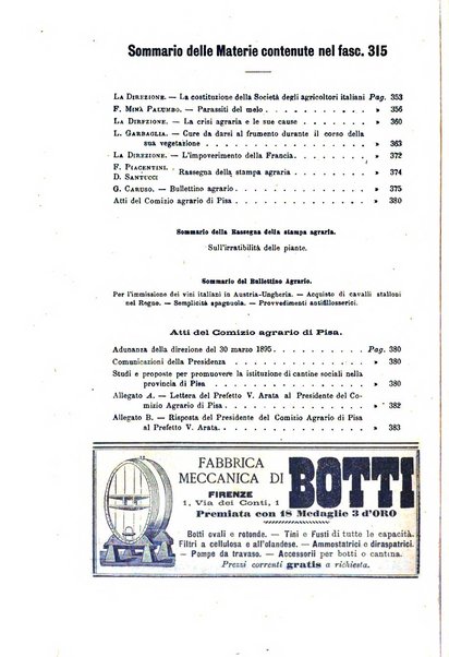 L'agricoltura italiana periodico mensile