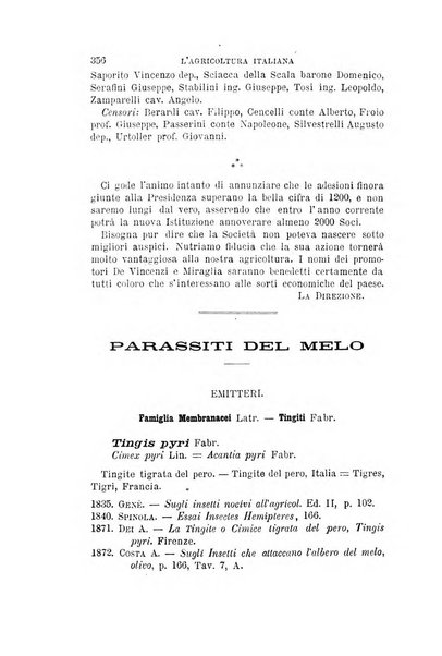 L'agricoltura italiana periodico mensile