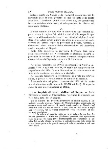 L'agricoltura italiana periodico mensile