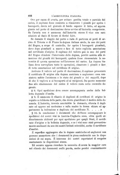 L'agricoltura italiana periodico mensile