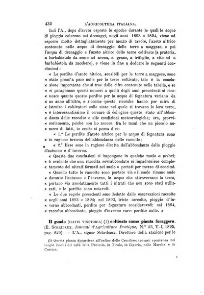 L'agricoltura italiana periodico mensile