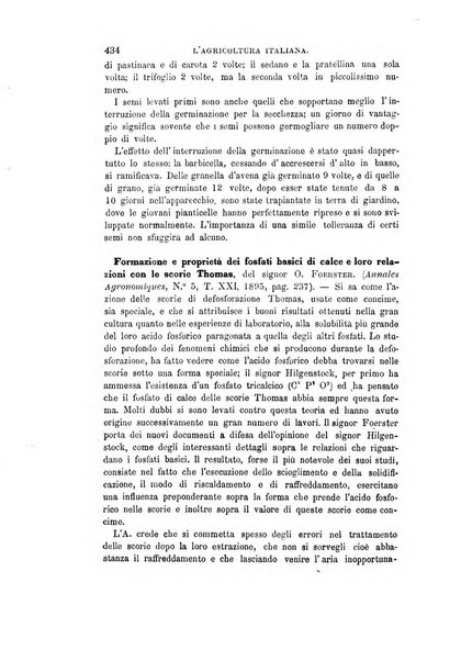 L'agricoltura italiana periodico mensile