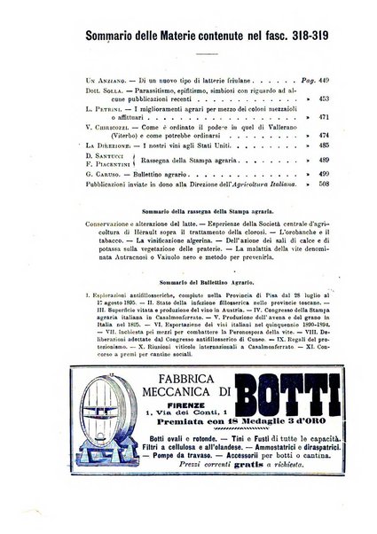 L'agricoltura italiana periodico mensile