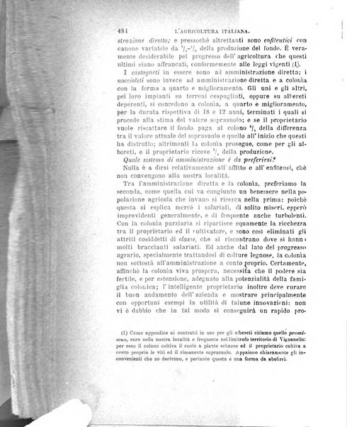 L'agricoltura italiana periodico mensile