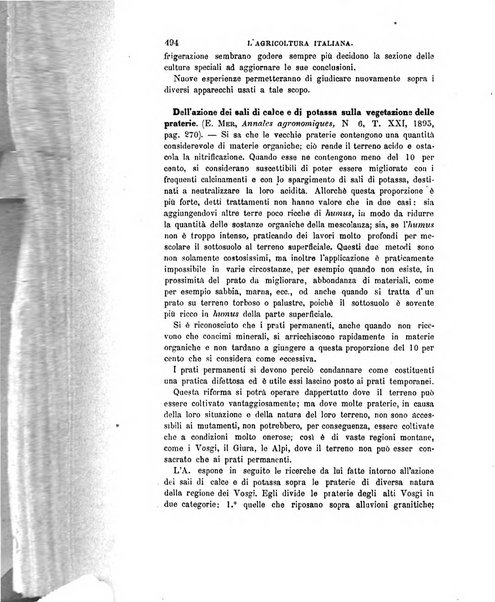 L'agricoltura italiana periodico mensile