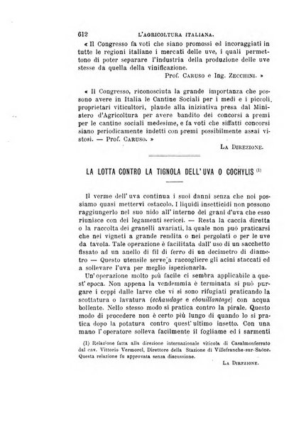 L'agricoltura italiana periodico mensile