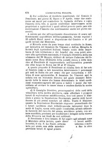 L'agricoltura italiana periodico mensile