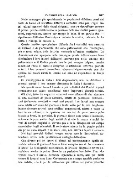 L'agricoltura italiana periodico mensile