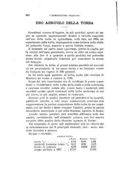 L'agricoltura italiana periodico mensile