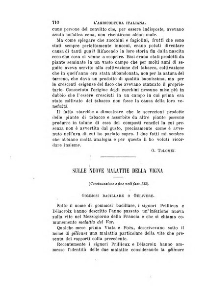 L'agricoltura italiana periodico mensile