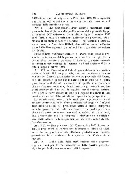 L'agricoltura italiana periodico mensile