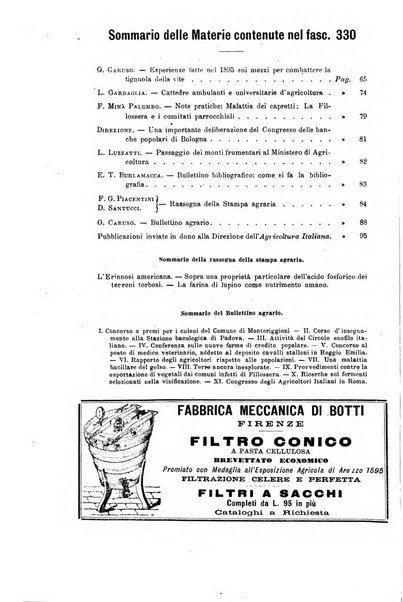 L'agricoltura italiana periodico mensile