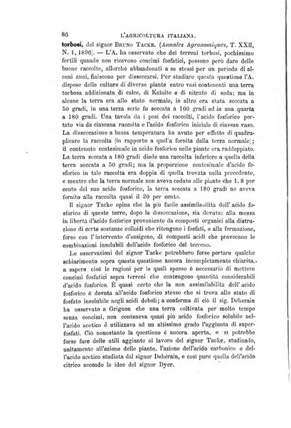 L'agricoltura italiana periodico mensile