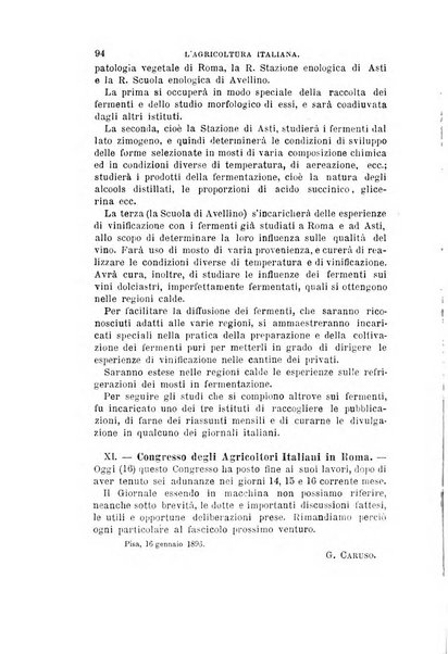 L'agricoltura italiana periodico mensile