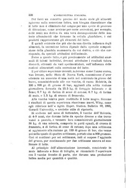 L'agricoltura italiana periodico mensile